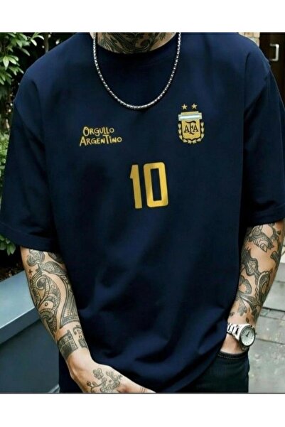COHERENT Tricou unisex bărbați/femei ARGENTINO din bumbac supradimensionat cu...