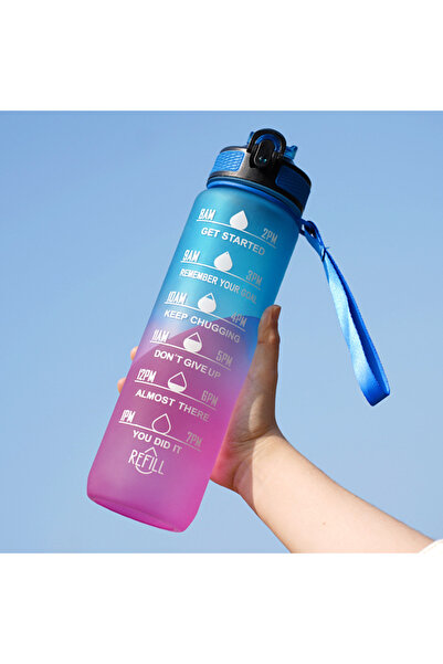 choice2 1000ml blue-purple BPA Free Leak Proof Sports Water Bottle - High Qua...