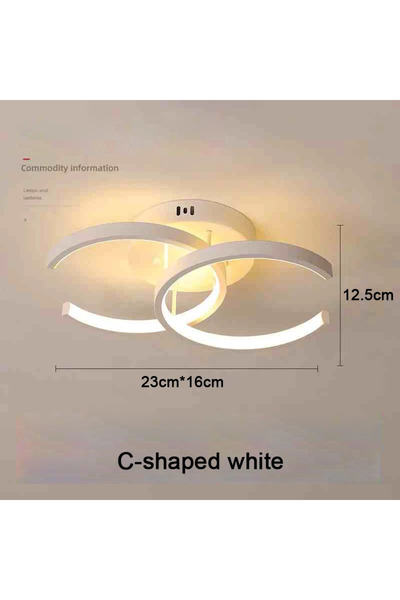 Choice25 AC 90-260V 3-color light C-white-25W Modern LED Aisle Ceiling Lights...