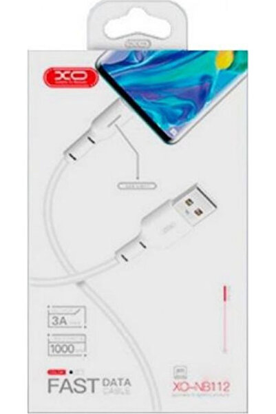 Xo NB112 Καλώδιο USB-A σε Lightning Λευκό 1μ (NB112LWH)