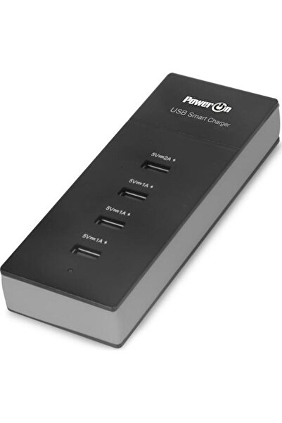 Other Βάση φόρτισης με 4 θύρες USB-A 25W σε μαύρο χρώμα (CH-70)