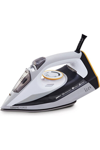 izzy IZ-1107 Σίδερο ατμού 2800W με κεραμική πλάκα και συνεχή παροχή ατμού 50γ...