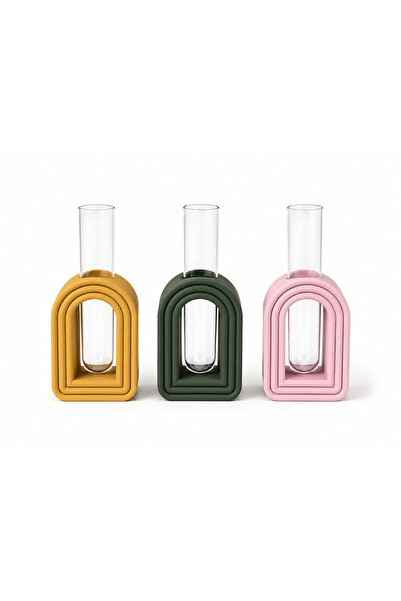 3dlink Set 3 Vaze Minimaliste - Arc Curcubeu