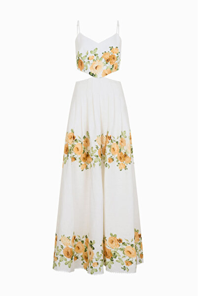 Urban Muse Aster Maxi Keten Elbise
