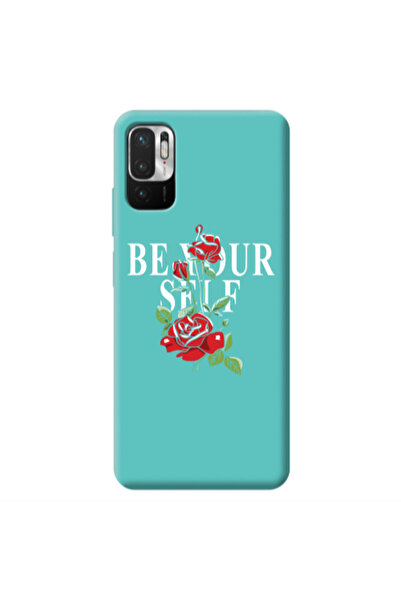 Other Xiaomi Redmi Note 10 Pro 5G Be Your Self Turquoise Colored Silicone TPU...