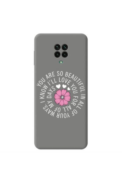 Other Xiaomi Redmi Note 9 Pro Your Ways Grey Colored Silicone TPU Θήκη