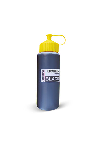 STAR FILM Brother Yazıcılar için uyumlu 500 ml Siyah Mürekkep (PHOTOINK Akıll...
