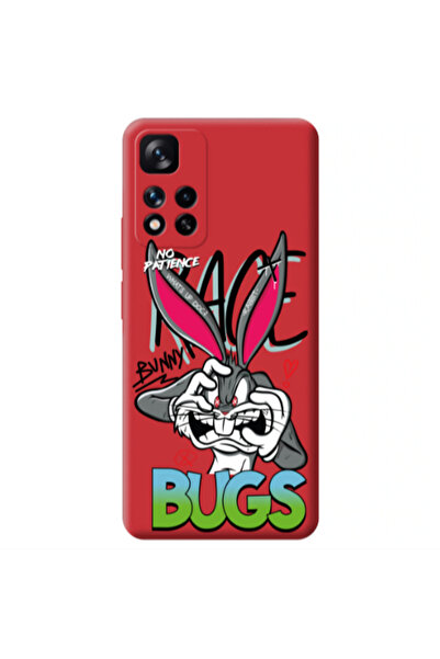 Other Xiaomi Redmi Note 11 Pro 5G No Patience Red Colored Silicone TPU Θήκη