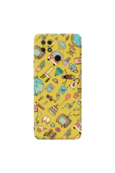 Other Xiaomi Redmi 10C Best buds Yellow Colored Silicone TPU Θήκη