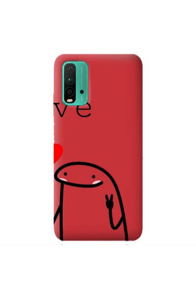 Other Xiaomi Poco M3 Love 2 Red Colored Silicone TPU Θήκη