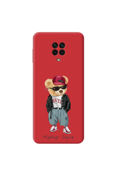 Other Xiaomi Redmi Note 9 Pro Hip hop style Red Colored Silicone TPU Θήκη