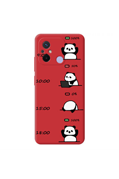 Other Xiaomi Redmi 12C My situation at work Red Colored Silicone TPU Θήκη