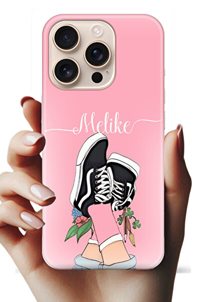 Noprin Apple iPhone 16 Pro Max Kılıf - İsimli Yazılı Kişiye Özel Kişileştirel...