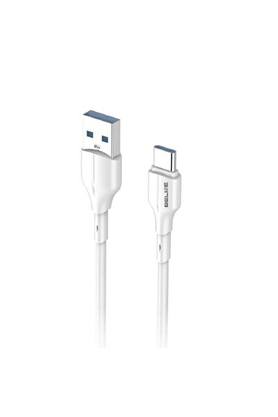 Beline Cablu de încărcare și date USB-A la USB-C, 25W, 1m, Alb