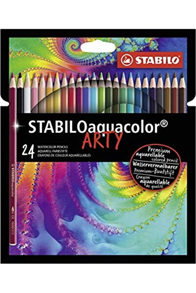 Stabilo Χρωματιστά Μολύβια Arty Aquareel 24 Χρώματα (128162401)