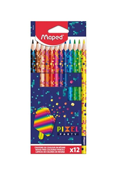 Maped Χρωματιστά Μολύβια Pixel 12 τεμάχια (862204)