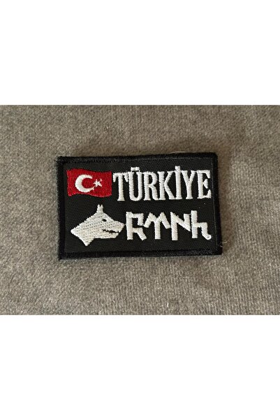 icase Göktürkçe Turkish Turkish Flag Turkey Map Patch Logo Embroidery Patch P...