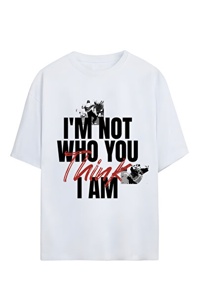 STİL-X Tricou oversize unisex imprimat, 100% bumbac
