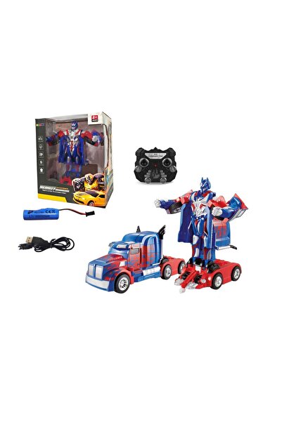 Blue Toys Τηλεκατευθυνόμενο Ρομποτικό Φορτηγό Μπλε-Κόκκινο NoTT671 (MKU448907)