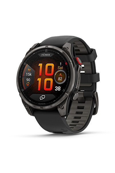 Garmin Ceas Fenix 8 Pro 47MM Amoled Safir Gri Carbon DLC