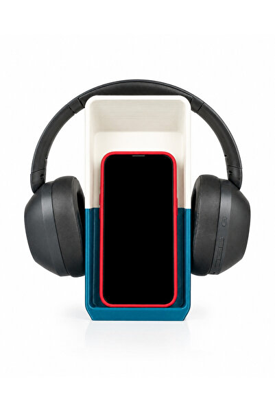 3dlink Suport Multifuncțional Căști, Design Modern Bicolor - Headset Cube