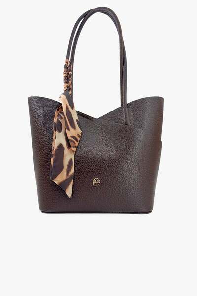 SOSELA 67-8133 Women's Brown Shoulder and Shoulder Bag