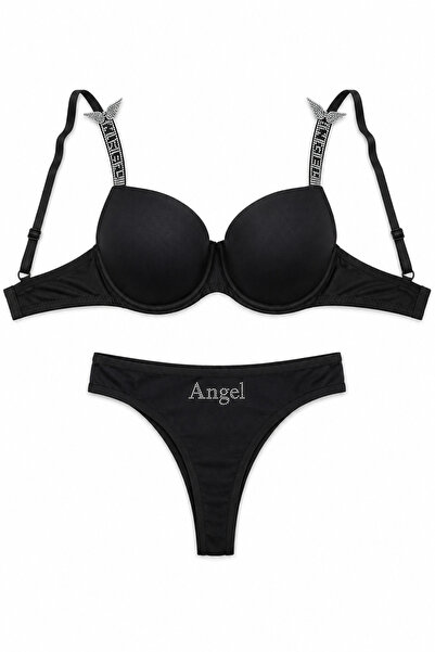 İpeksi Stoned Pushup Underwire Bra Set