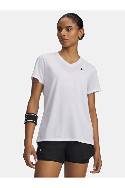 Under Armour Tricou Tech SSV- Solid-WHT