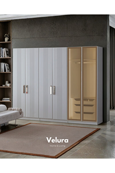 Velura Home & Living Felix 6 Kapaklı Dolap & Gardırop