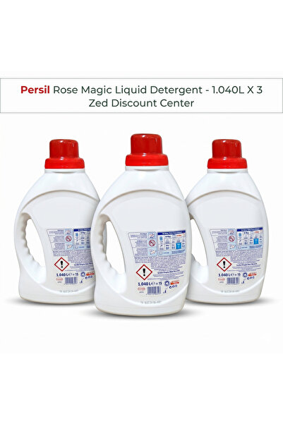 Persil Detergent lichid Rose Magic pentru articole albe - 1.040L X 3 (Total: 48 de spălări)