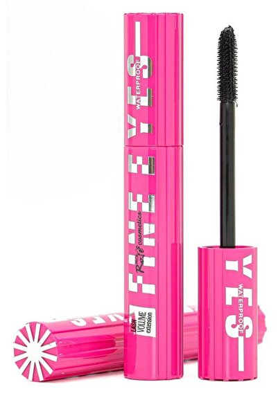 3B Trend Rose Fine Eyes Waterproof Mascara - Black Mascara with Intense Volum...