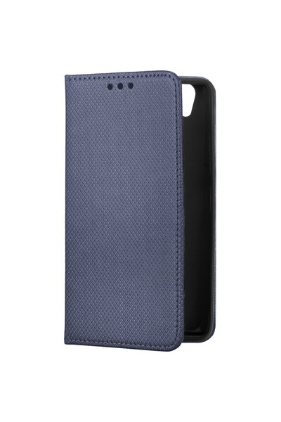 OEM Husa Piele Ecologica Smart Magnet pentru Huawei Mate 20 Lite, Bleumarin