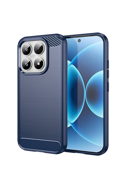 Techsuit Husa pentru Xiaomi 17 - Carbon Silicone - Blue