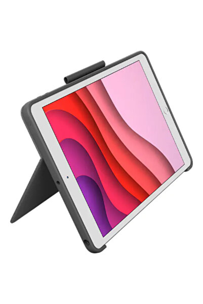 logitech Combo Touch pentru tabletă de 10.2 inch, Negru