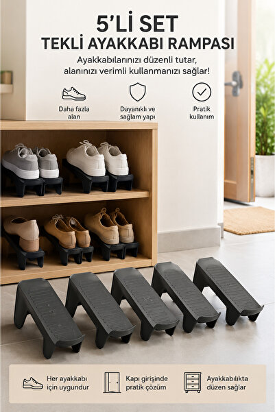 NY HOME Single Shoe Ramp 5 Pieces