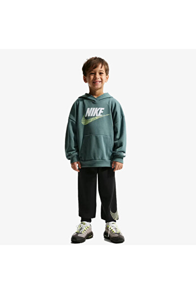 Nike NKB B NSW ITZ OVERSIZE FT PO S Çocuk Siyah Eşofman Takımı 86N738-023