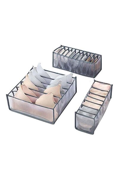 Generic 3 Pack Foldable Drawer Organizer, Closet Organizer Drawer Suitable Fo...