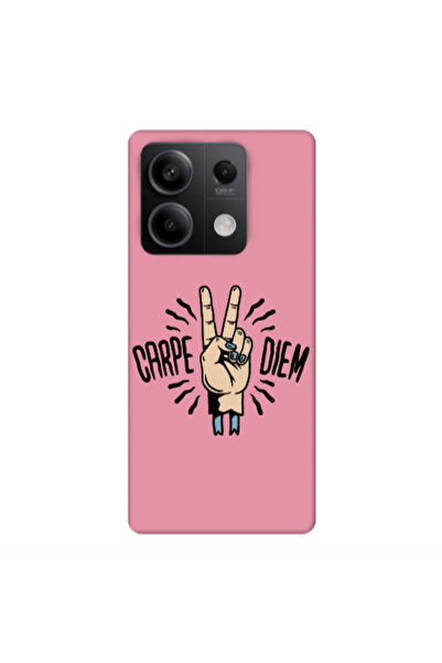 Other Xiaomi Redmi Note 13Pro 5G Carpe Two Diem Pink Colored Silicone TPU Θήκη