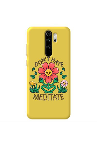 Other Xiaomi Redmi Note 8 Pro Meditate Yellow Colored Silicone TPU Θήκη