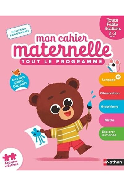 NATHAN Mon Cahier Maternelle Toute Petite Section 23 Ans