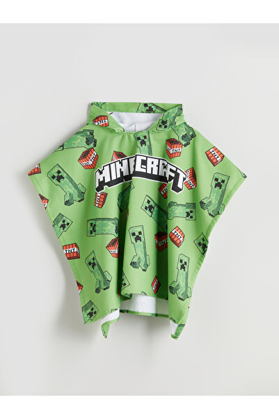 LC Waikiki Prosop de plajă pentru băieți cu imprimeu Minecraft