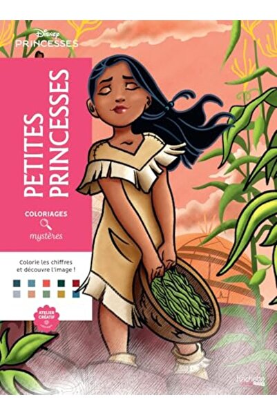 Hachette Coloriages mystères Disney - الأميرات الصغيرات