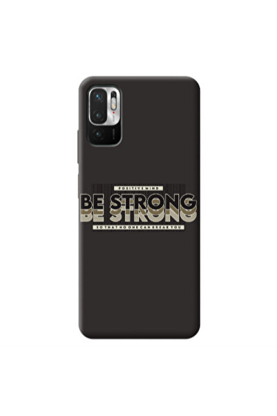 Other Xiaomi Redmi Note 10 Pro 5G Positivemind Black Colored Silicone TPU Θήκη