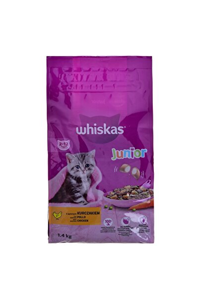 Whiskas Hrana uscata pentru pisici Junior, WHISKAS, Multicolor, 1.4kg