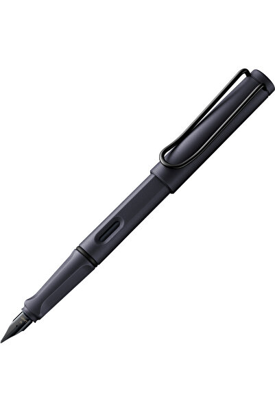 Lamy Safari 0E2 Steel Black Πένα Fine Μύτη