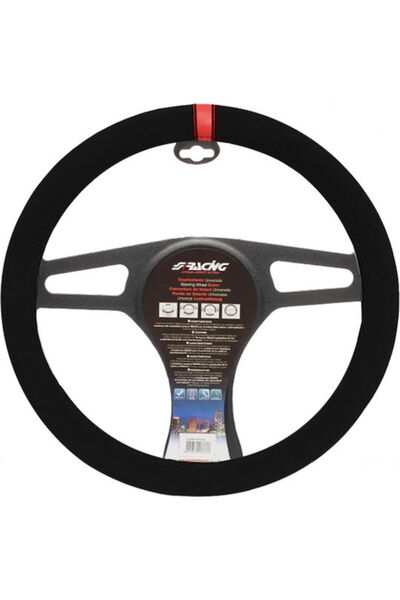Simoni Racing Κάλυμμα τιμονιού αυτοκινήτου με διάμετρο 37-39 εκ. από μικροΐνε...