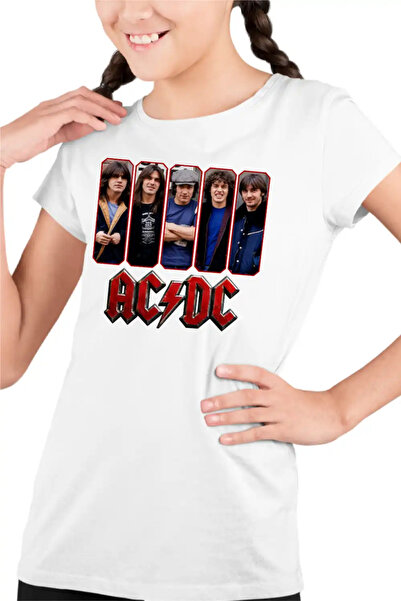 OEM ACDC Merch All Gang AC/DC Kids Girls T-Shirt
