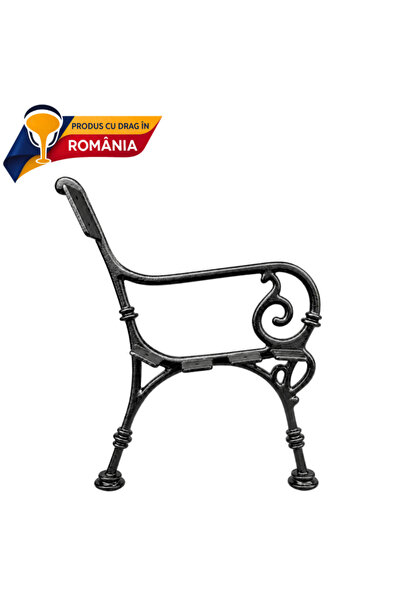 Mae Picior din fontă pentru bancă 760 x 550 mm
