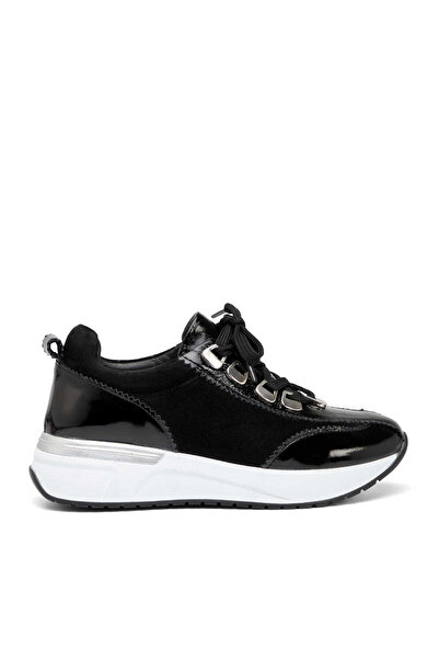 Tergan Siyah Hakiki Deri Kadın Sneaker - K26I1AY68468-A23