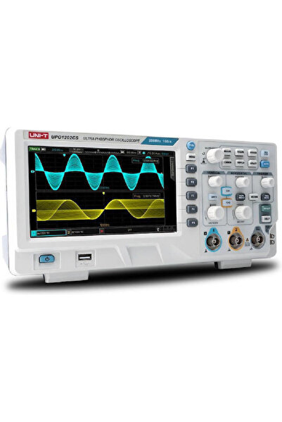 Other Uni-T UPO1202CS Μετρητής Συχνότητας 200MHz με 2 Κανάλια και Οθόνη 7 "